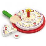 Tort Urodzinowy Drewniany Zestaw do Krojenia na Rzepy Viga Toys w sklepie internetowym fifishop