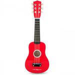 Viga Drewniana gitara dla dzieci Czerwona 21 cali 6 strun w sklepie internetowym fifishop
