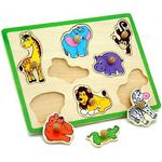 Drewniane Puzzle Zwierzęta ZOO Układanka Viga Toys w sklepie internetowym fifishop