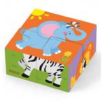 Drewniana układanka Zoo Puzzle Viga Toys 4 klocki w sklepie internetowym fifishop