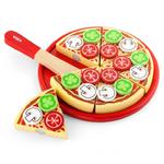 Drewniana Pizza do krojenia z dodatkami Viga Toys w sklepie internetowym fifishop