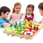 Drewniana gra Ludo Chińczyk Viga Toys w sklepie internetowym fifishop