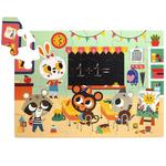 Petit Monkey - MAXI PUZZLE Wesołe zwierzęta - Szkoła w sklepie internetowym fifishop