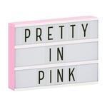 A Little Lovely Company - Lampa Lightbox LED A4 Pink w sklepie internetowym fifishop