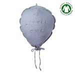 Hi Little One - Poduszka dekoracyjna z organicznego oddychającego BIO muślinu GOTS BALOON GREY w sklepie internetowym fifishop