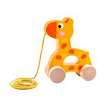 TOOKY TOY Drewniana Żyrafa do Ciągnięcia za Sznureczek w sklepie internetowym fifishop