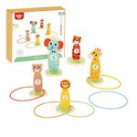 TOOKY TOY Drewniana Gra Zręcznościowa Rzut do Celu Zwierzątka 15 el. w sklepie internetowym fifishop