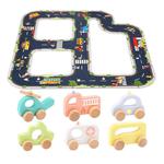 TOOKY TOY Zestaw Droga Puzzle dla Dzieci Autostrada Makieta 21 el. Certyfikat FSC + 6 Pojazdów Drewnianych w sklepie internetowym fifishop