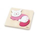 VIGA Pierwsze drewniane Puzzle maluszka Kotek w sklepie internetowym fifishop