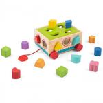 TOOKY TOY Drewniany Sorter Wózek Klocki 16 el. w sklepie internetowym fifishop