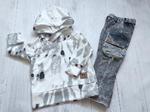 Bluza z kapturem szare mazie - MIMI w sklepie internetowym OliStyle 