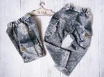 Spodnie bojówki dekatyzowane, szare - MIMI w sklepie internetowym OliStyle 
