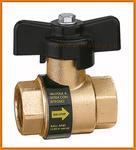 Zawór kulowy CALEFFI 323080 6/4" z zaworem zwrotnym 1 1/2" BALLSTOP motylek do CWU w sklepie internetowym EGO-STYLE 