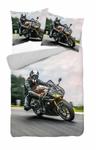 Pościel z mikrofibry 3D 160x200 Motocyklista SuperBike w sklepie internetowym i-pościel