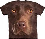 Chocolate Lab Face - T-shirt The Mountain w sklepie internetowym  VeoVeo