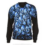 Skull Pile Blue Longsleeve - Liquid Blue w sklepie internetowym  VeoVeo