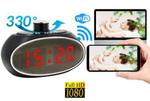 Kamera Obrotowa FULL HD WiFi/P2P (Cały Świat) Ukryta w Zegarku Biurkowym + Zapis + Detekcja Ruchu... w sklepie internetowym 24a-z.pl