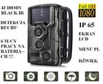 Kamera (Foto-Pułapka) FULL HD (dz.-nocna) Nagrywająca Obraz/Dźwięk + Detekcja Ruchu + Ap. Foto... w sklepie internetowym 24a-z.pl