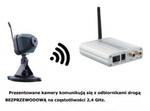 Mikro-Kamera Bezprzewodowa + 4-kanałowy Odbiornik do 300m. w sklepie internetowym 24a-z.pl