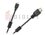 Kabel wtyk HDMI typ A - wtyk mikro HDMI typ D Cabletech economic w sklepie internetowym diolut.pl