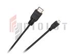 Kabel wtyk HDMI typ A - wtyk mikro HDMI typ D Cabletech standard w sklepie internetowym diolut.pl