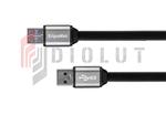 Kabel USB3.0 wtyk - wtyk 1m Kruger&Matz płaski kabel w sklepie internetowym diolut.pl