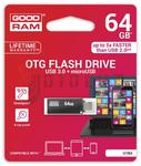 Pendrive Goodram USB 3.0 + microUSB 64GB OTG czarny w sklepie internetowym diolut.pl