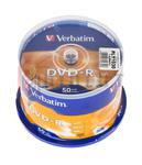 DVD-R VERBATIM 4,7GB 16X CAKE-50szt. w sklepie internetowym diolut.pl