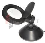 Lampa z lupą YH 718 90mm 3D-10D czarna w sklepie internetowym diolut.pl