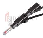 PP450-BK przewód pom. 2x banan bezp.4mm 1m, 19A II 600V w sklepie internetowym diolut.pl