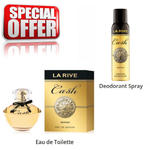 La Rive Cash for Woman - zestaw promocyjny, woda perfumowana, dezodorant w sklepie internetowym Perfumy.Pasaz-Handlowy.com