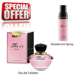 La Rive She Is Mine - zestaw promocyjny, woda perfumowana, dezodorant w sklepie internetowym Perfumy.Pasaz-Handlowy.com