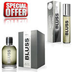 Chatler Bluss Grey Men zestaw promocyjny, woda perfumowana 100 ml + woda perfumowana 30 ml w sklepie internetowym Perfumy.Pasaz-Handlowy.com