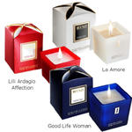 Świece sojowe JFenzi o zapachu perfum - zestaw 3 świec, La Amore, Lili Ardagio Affection, Good Life w sklepie internetowym Perfumy.Pasaz-Handlowy.com