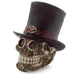 Czaszka w Cylindrze - figurka w stylu steampunk w sklepie internetowym LunaMarket.pl