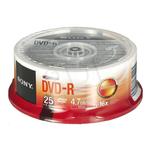 DVD-R SONY 4.7GB 16X CAKE 25SZT 25DMR47SP w sklepie internetowym eMarkt.pl