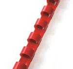Grzbiety do bindowania plastik 6mm 100szt czerwone w sklepie internetowym segato