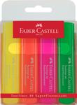 ZAKREŚLACZE FABER-CASTELL 4 KOLORY FLUO ETUI w sklepie internetowym segato