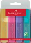 ZAKREŚLACZE FABER-CASTELL 4 KOLORY PASTELOWE ETUI w sklepie internetowym segato