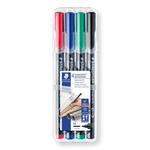 Foliopis Lumocolor M wodoodporny 4 kol. etui box Staedtler w sklepie internetowym segato