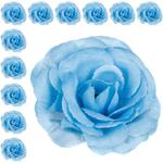 Róża główka 12 szt 4cm Blue w sklepie internetowym MyFlowers.pl