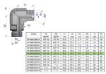 Kolanko hydrauliczne nastawne calowe BB 1/2" x 1/2" BSP z regulacją Waryński [W-5605090808] w sklepie internetowym Agrohurt
