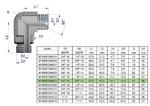 Kolanko hydrauliczne nastawne calowe BB 1/2" x 3/4" BSP z regulacją Waryński [W-5605090812] w sklepie internetowym Agrohurt