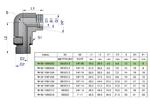 Kolanko hydrauliczne nastawne BB M12x1.5 06L x 1/8" BSP z regulacją Waryński [W-5611090602] w sklepie internetowym Agrohurt