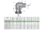 Kolanko hydrauliczne calowe AB 1/4" BSP Waryński [W-5805050404] w sklepie internetowym Agrohurt