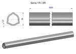 Rura trójkątna wewnętrzna Seria 2R, rura zewnętrzna Seria 1R do wału przegubowo-teleskopowego 36x3.2mm 2m WARYŃSKI ( 2) [WR2140200] w sklepie internetowym Agrohurt