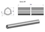 Rura wewnętrzna Seria 3R do wału 510 przegubowo-teleskopowego 36x4.5 mm 355 mm WARYŃSKI [WR2323355] w sklepie internetowym Agrohurt