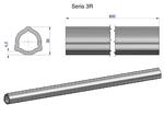 Rura wewnętrzna Seria 3R do wału 760 przegubowo-teleskopowego 36x4.5 mm 605 mm WARYŃSKI [WR2323605] w sklepie internetowym Agrohurt