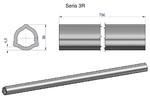 Rura wewnętrzna Seria 3R do wału 860 przegubowo-teleskopowego 36x4.5 mm 705 mm WARYŃSKI [WR2323705] w sklepie internetowym Agrohurt