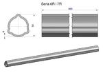 Rura zewnętrzna Seria 6R i 7R do wału 1110 przegubowo-teleskopowego 54x4 mm 985 mm WARYŃSKI [WR2362985] w sklepie internetowym Agrohurt